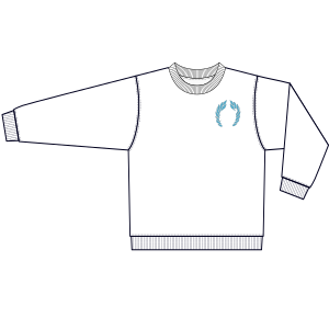Fashion sewing patterns for Sports Sweatshirt  0358
